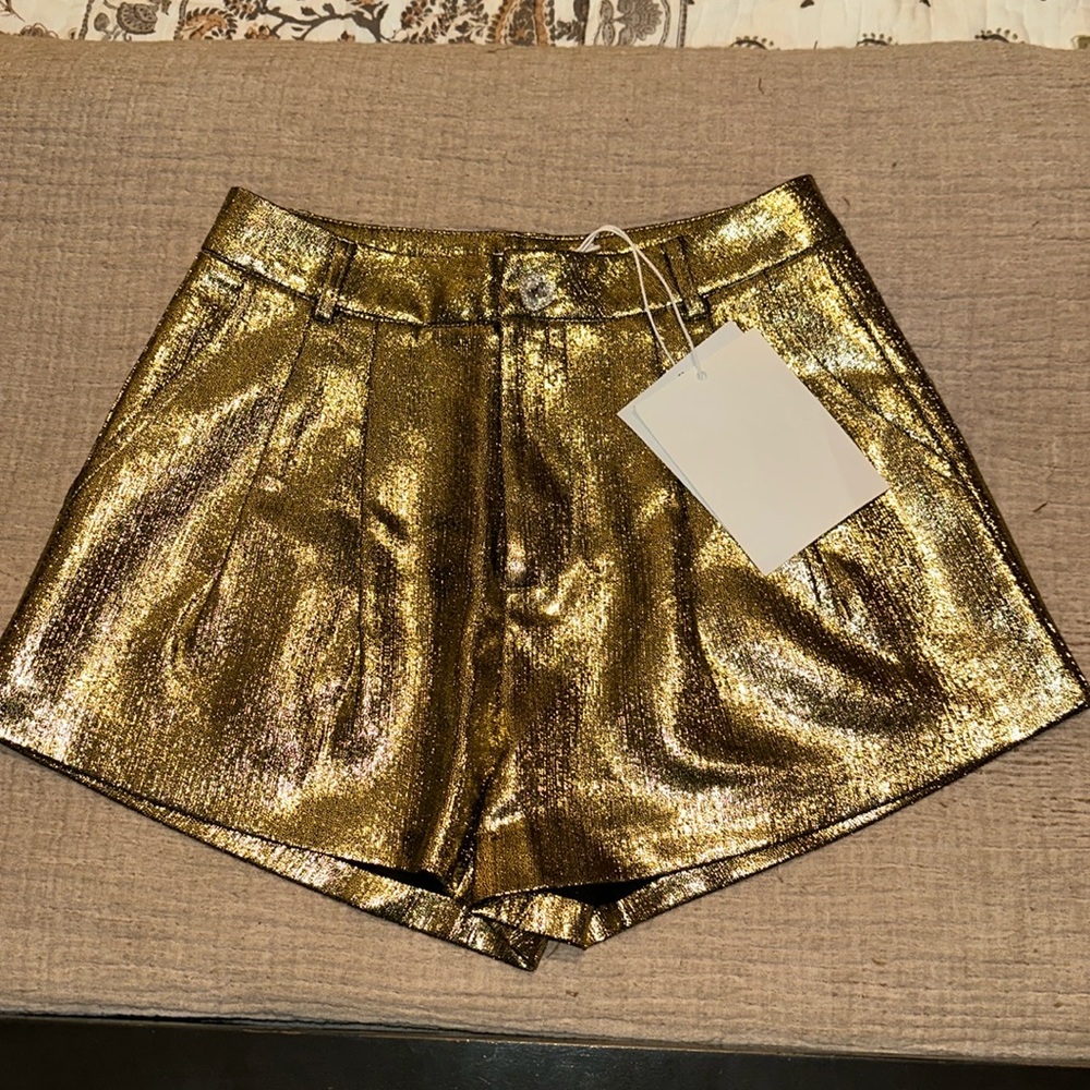 Gold shorts